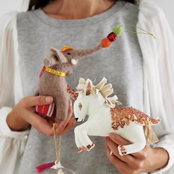 NWT Anthropologie Miss Bumbles Circus Fun Elephant Ornament Rare Out of Stock - Picture 10 of 10